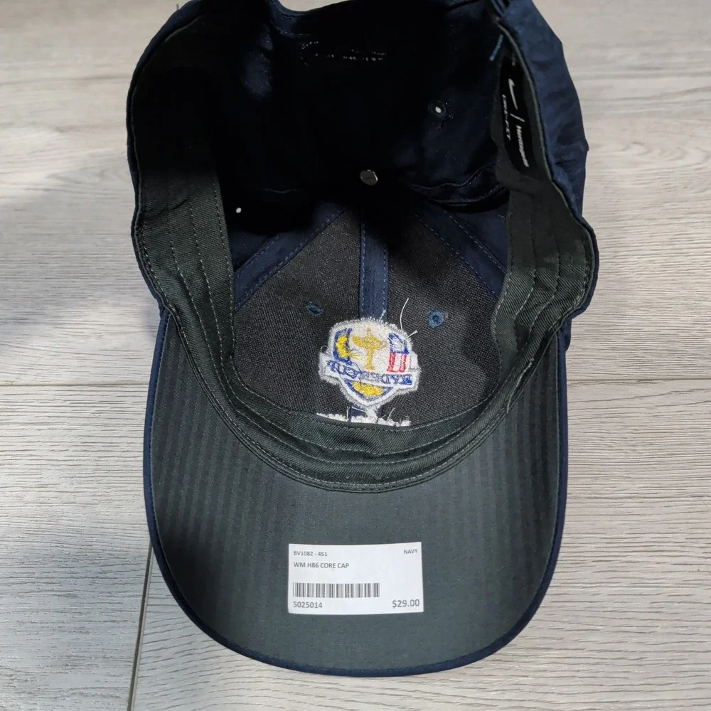 Nike Hat Mens Navy Ryder Cup 2020 Whistling Straits Heritage86‎ Golf Cap BV1082